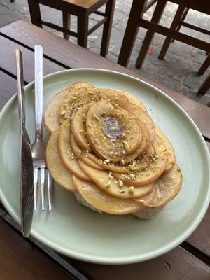 Caramel Apple Toastt  at 25s Cafe in Hoi An