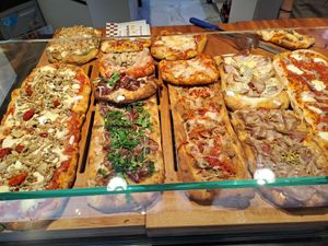 Focaccia at Panificio Di Gesù Altamura in Altamura