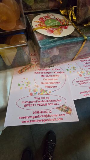 @Vegan Afairs, Bruges, 2025 at Sweety Vegan For All in Anderlecht