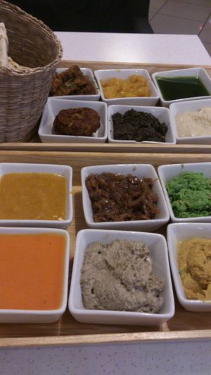 Starters at Marrakesh Cafe in Warsaw