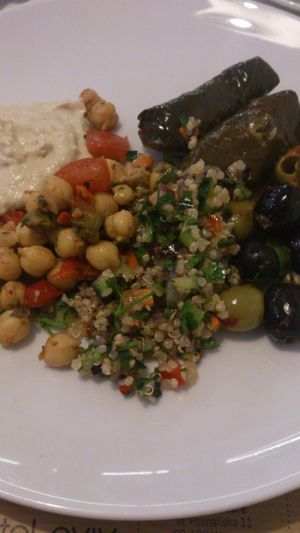 Bufet at Marrakesh Cafe in Warsaw