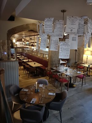 The restaurant at York Minster Refectory in York