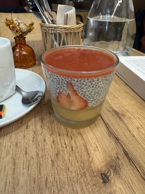 Chia pudding (verrine)   at Le Lapin Noir in Rennes