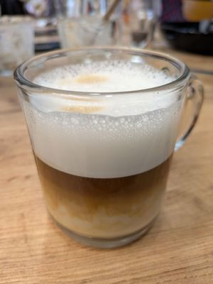 Latté at Le Lapin Noir in Rennes