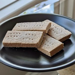 Vegan cinnamon-cardamom shortbreads (homebaked selections rotate weekly) at ContempoRoast Coffee & Roastery in Centerville