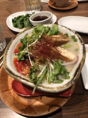 Veggie ramen without egg & peppers   at Marufuku Ramen in San Francisco