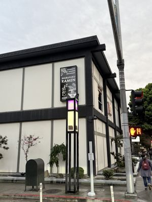 Exterior sign on mall (it’s inside mall 2nd floor)   at Marufuku Ramen in San Francisco