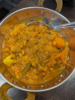 Vegetable Malabar (vegan) at Akash Indian Tandoori Restaurant in Wiltshire