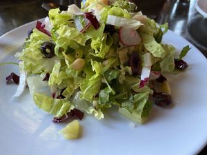 Chopped salad no meat or cheese  at Redd Wood in Yountville