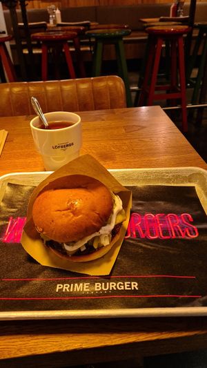 Truffel Burger at Prime Burger in Stockholm
