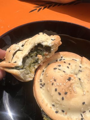 Spinach empanadas   at Craft Vegan Bakery - Palermo Soho in Buenos Aires