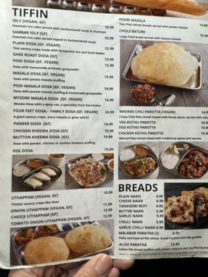 Vegan Items Off Regular Menuu  at Raw Mango Vegan in Redondo Beach