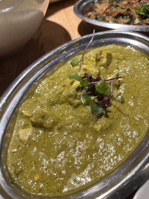 Tofu spinach   at Raw Mango Vegan in Redondo Beach