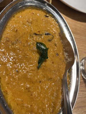 Eggplant curry  at Raw Mango Vegan in Redondo Beach