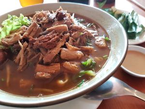 shu nan noodle at Mercy House in Phnom Penh
