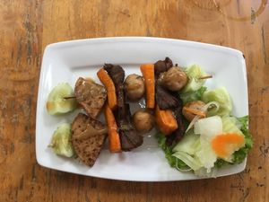 BBQ Skewers at Mercy House in Phnom Penh