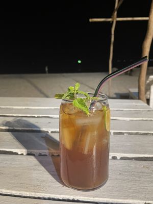 Iced teaa  at Abrazo in Trincomalee