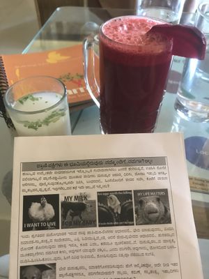 skin health drink and vegan butter milk! at Carrots - Cloud Kitchen in Bangalore