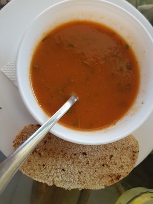 roasted tomato soup at Carrots - Cloud Kitchen in Bangalore