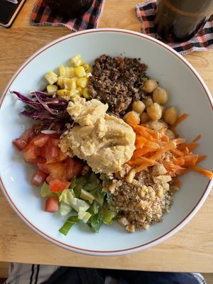 Custom salad  at Toss It in Phnom Penh