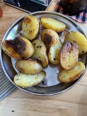 Large rosemary potatoes   at Toss It in Phnom Penh