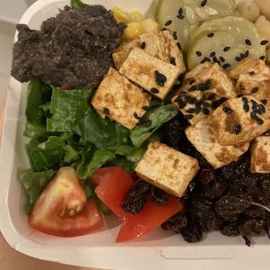 Tofu and refried beans (spicy!!)  at Toss It in Phnom Penh