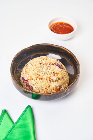 Kampot Pepper Fried Rice at Toss It in Phnom Penh