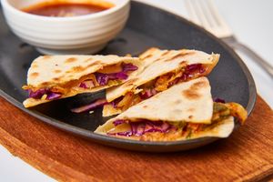 Kimchi Quesadilla at Toss It in Phnom Penh