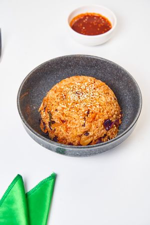 Kimchi Fried Rice at Toss It in Phnom Penh
