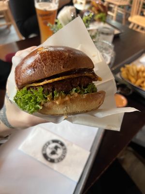 Vegan BBQ burger  at Ruff's Burger in Ansbach