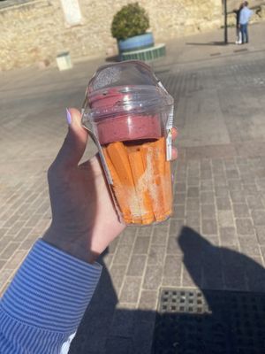 Carrot and hummus pot   at Starbucks in Cordoba