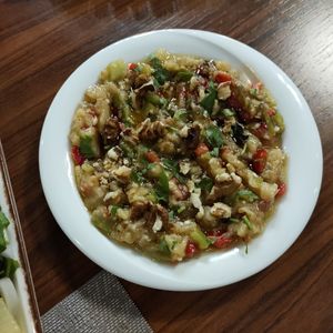 Baba ghanoush at Restorant Arabesque in Tirana