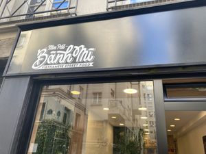 Entrance so you can all find it💗 at Mon Petit Bánh Mì in Paris