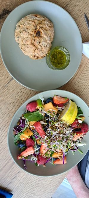 Veganer Salat at Cafe Møller in Hirtshals