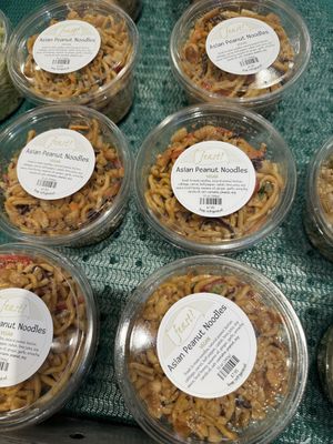 Vegan peanut noodles #Veganuary at Feast! Food in Charlottesville