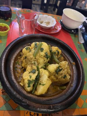 Cauliflower tagine   at Shyadma's Vegan Food in Essaouira