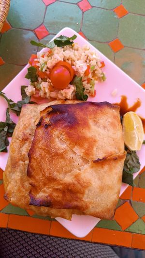 Pastilla at Shyadma's Vegan Food in Essaouira