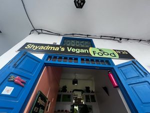 outside  at Shyadma's Vegan Food in Essaouira