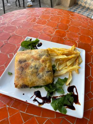 Bastilla at Shyadma's Vegan Food in Essaouira