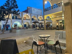 Outside at Shyadma's Vegan Food in Essaouira