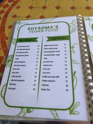   at Shyadma's Vegan Food in Essaouira