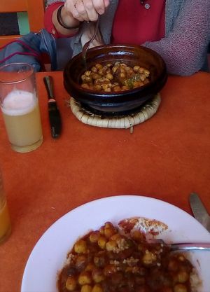 Chickpea duo ! at Shyadma's Vegan Food in Essaouira