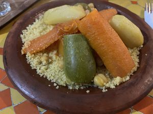 Vegetable Couscous  at Shyadma's Vegan Food in Essaouira