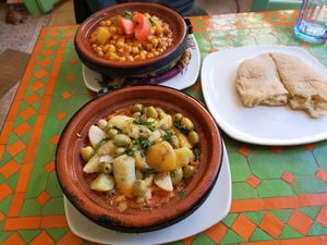 Amazing legume Tajine at Shyadma's Vegan Food in Essaouira