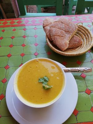 Vegetable soup😋 at Shyadma's Vegan Food in Essaouira