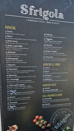 Theres one vegan option at Sfrigola in San Vito Lo Capo