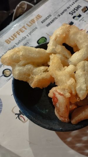 Tempura de verdures at Hanaki in Salou