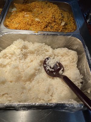Rice from buffet  at Oriental Super Buffet in Zanesville