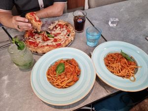 Vegane Spagetti Bolognese at Fresco & Cimmino in Milan