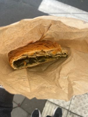 Spinach pie at Kapa Café Brussels in Brussels